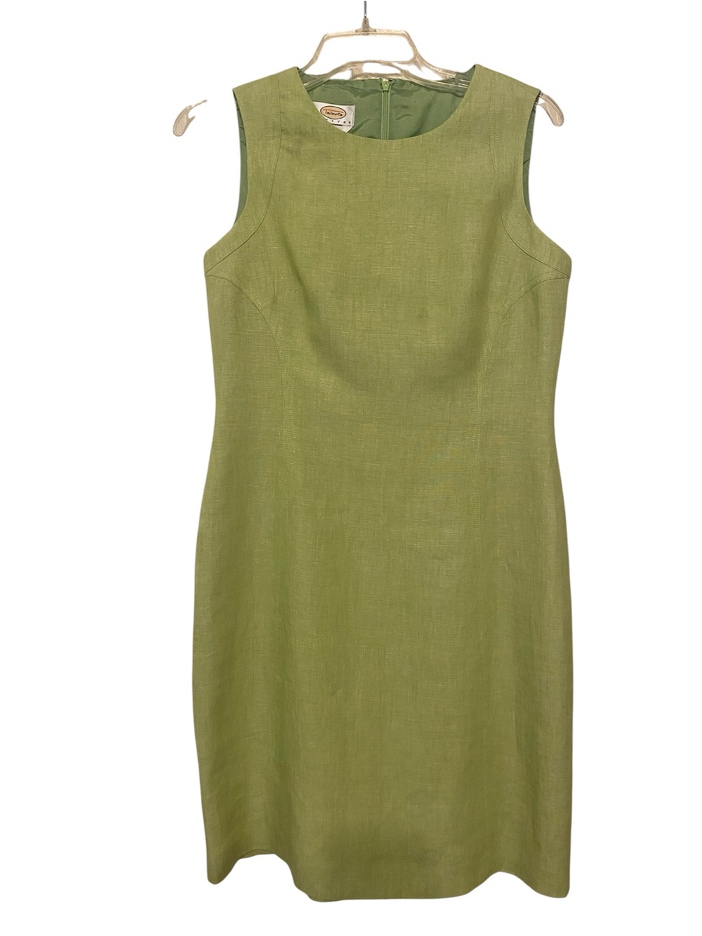 Talbots Sleeveless Pistachio Green Color Dress Sz 6 Petite Classic